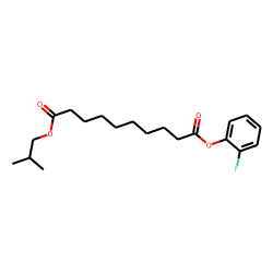 Sebacic acid, 2-fluorophenyl isobutyl ester