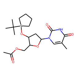 Thymidine, 3'-O-cyclotetramethylene-tertbutylsilyl, 5'-O-acetyl