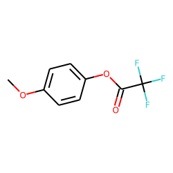 Acetic acid, 2,2,2-trifluoro-, 4-methoxyphenyl ester