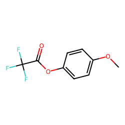 Trifluoroacetic acid, 4-methoxyphenyl ester