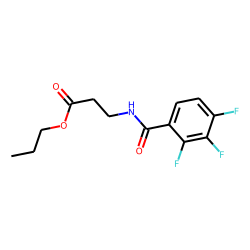 «beta»-Alanine, N-(2,3,4-trifluorobenzoyl)-, propyl ester