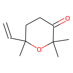 2H-Pyran-3(4H)-one, 6-ethenyldihydro-2,2,6-trimethyl-