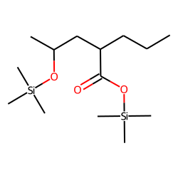 Pentanoic acid, 4-hydroxy-2-propyl, TMS, # 2