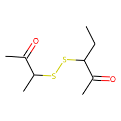 3-[(1-methyl-2-oxopropyl)-dithio]-2-pentanone
