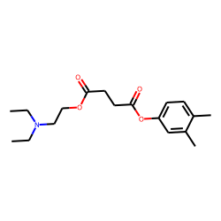 Succinic acid, 3,4-dimethylphenyl N,N-diethyl-2-aminoethyl ester