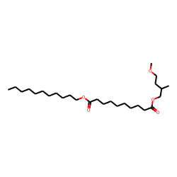 Sebacic acid, 4-methoxy-2-methylbutyl undecyl ester