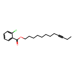 2-chlorobenzoic acid, dodec-9-ynyl ester