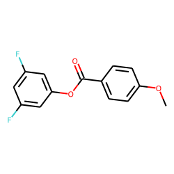 p-Methoxybenzoic acid, 3,5-difluorophenyl ester