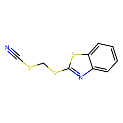 Thiocyanic acid, (2-benzothiazolylthio)methyl ester
