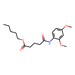Glutaric acid, monoamide, N-(2,4-dimethoxyphenyl)-, pentyl ester