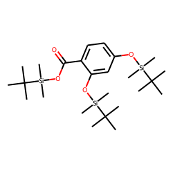 2,4-Dihydroxybenzoic acid, bis(tert-butyldimethylsilyl) ether, tert-butyldimethylsilyl ester
