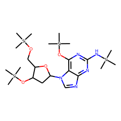 Guanine deoxyriboside, TMS