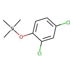 Phenol, 2,4-dichloro, TMS
