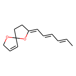 7-(2,4-Hexadiynylidene)-1,6-dioxaspiro[4,4]nona-2,8-diene