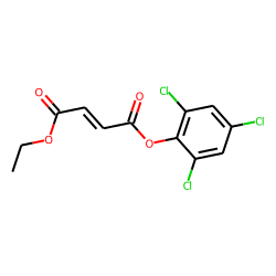 Fumaric acid, ethyl 2,4,6-trichlorophenyl ester