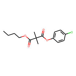 Dimethylmalonic acid, butyl 4-chlorophenyl ester
