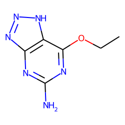 Triazolo[4,5-d]pyrimidine, 1h-v-, 5-amino-7-ethoxy-