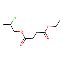 Succinic acid, 2-chloropropyl ethyl ester
