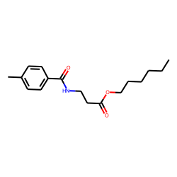 «beta»-Alanine, N-(4-methylbenzoyl)-, hexyl ester