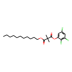 Dimethylmalonic acid, 2,3,5-trichlorophenyl undecyl ester