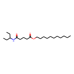 Glutaric acid, monoamide, N-(3-pentyl)-, undecyl ester