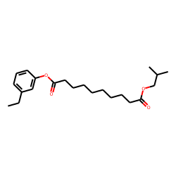 Sebacic acid, 3-ethylphenyl isobutyl ester