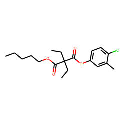 Diethylmalonic acid, 4-chloro-3-methylphenyl pentyl ester