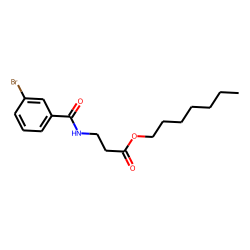 «beta»-Alanine, N-(3-bromobenzoyl)-, heptyl ester