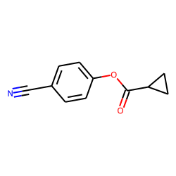 Cyclopropanecarboxylic acid, 4-cyanophenyl ester