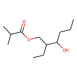 Propanoic acid, 2-methyl-, 2-ethyl-3-hydroxyhexyl ester