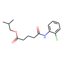Glutaric acid, monoamide, N-(2-chlorophenyl)-, isobutyl ester