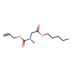 Glycine, N-methyl-N-allyloxycarbonyl-, pentyl ester