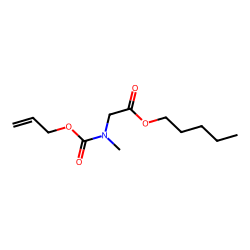 Glycine, n-methyl-n-allyloxycarbonyl-, pentyl ester