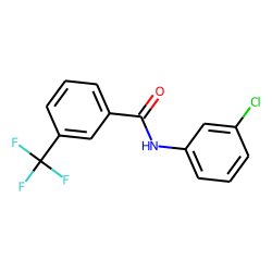 Benzamide, N-(3-chlorophenyl)-3-trifluoromethyl-