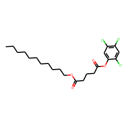 Glutaric acid, 2,4,5-trichlorophenyl undecyl ester