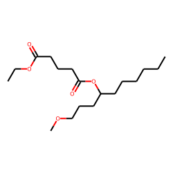 Glutaric acid, ethyl 1-methoxydec-4-yl ester