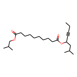 Sebacic acid, isobutyl 2-methyloct-5-yn-4-yl ester