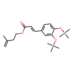 3-Methyl-3-butenyl caffeate, TMS