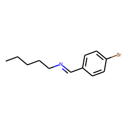 p-bromobenzylidene-pentyl-amine