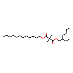Dimethylmalonic acid, dodecyl 2-ethylhexyl ester