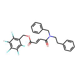 Fumaric acid, monoamide, N-benzyl-N-phenethyl-, pentafluorobenzyl ester