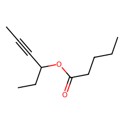 valeric acid, hex-4-yn-3-yl ester