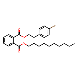Phthalic acid, 2-(4-bromophenyl)ethyl decyl ester