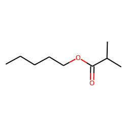 Propanoic acid, 2-methyl-, pentyl ester