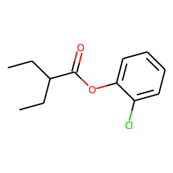 2-Ethylbutyric acid, 2-chlorophenyl ester