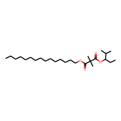 Dimethylmalonic acid, 2-methylpent-3-yl pentadecyl ester