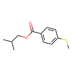 Benzoic acid, 4-(methylthio)-, 2-methylpropyl ester