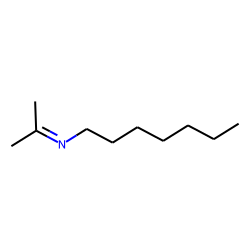 1-Heptanamine, N-isopropylidene