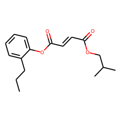 Fumaric acid, isobutyl 2-propylphenyl ester