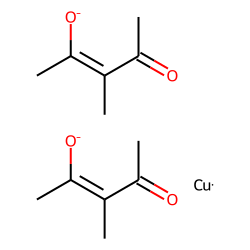 Bis(3-methyl-2,4-pentanedionato)copper